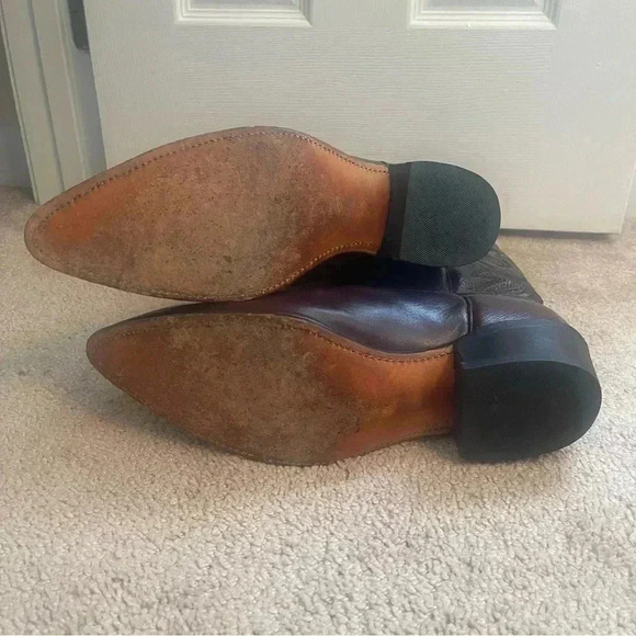 Men’s size 12 D Acme leather cowboy boots. Beautiful! - Picture 7 of 16